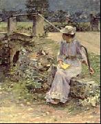 Theodore Robinson La Debacle oil painting on canvas